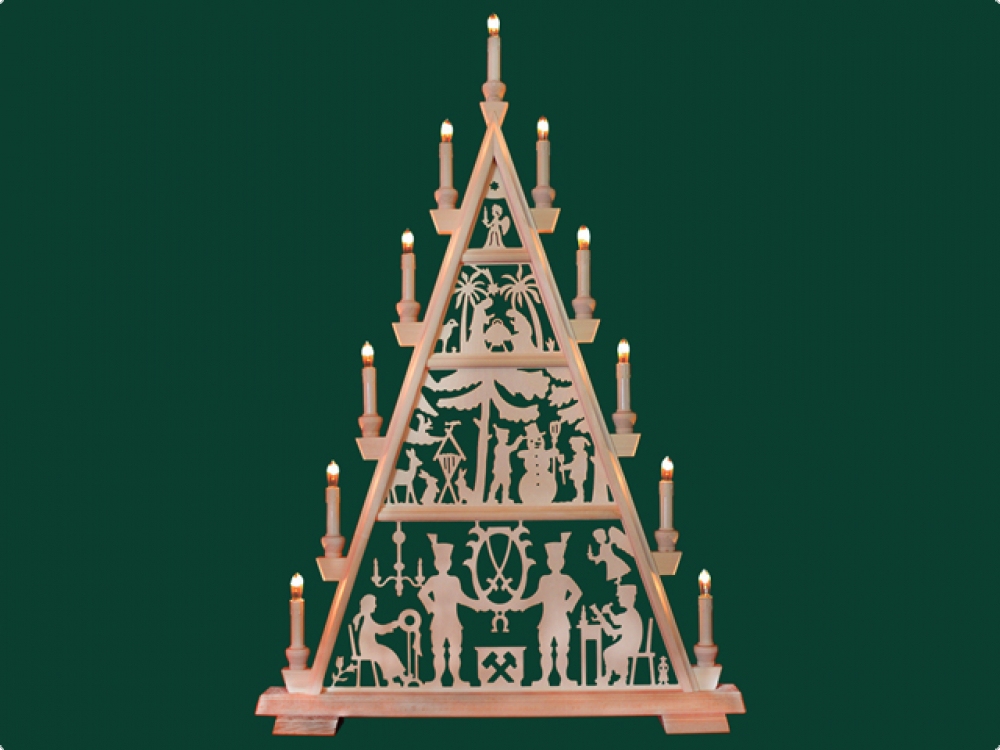 Lichterspitze 4 Etagen Schneeberger Motiv